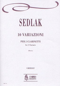 Sedlak, Wenzel : 10 Variazioni per 2 Clarinetti