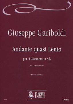 Gariboldi, Giuseppe : Andante quasi Lento for 4 Clarinets in B flat