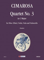 Cimarosa, Domenico : Quartet No. 3 in C Major for Oboe (Flute), Violin, Viola and Violoncello