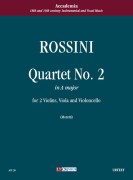 Rossini, Gioachino : Quartetto N. 2 in La maggiore per 2 Violini, Viola e Violoncello