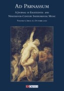 Ad Parnassum. A Journal on Eighteenth- and Nineteenth-Century Instrumental Music - Vol. 8 - No. 16 - October 2010
