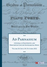 Ad Parnassum. A Journal on Eighteenth- and Nineteenth-Century Instrumental Music - Vol. 20 - No. 39 - October 2022