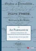 Ad Parnassum. A Journal on Eighteenth- and Nineteenth-Century Instrumental Music - Vol. 23 - No. 45 - October 2025 Ad Parnassum. A Journal on Eighteenth- and Nineteenth-Century Instrumental Music - Vol. 23 - No. 45 - October 2025