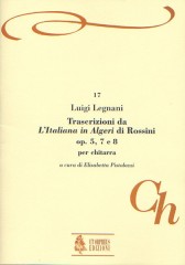 Legnani, Luigi : Trascrizioni da “L’Italiana in Algeri” Opp. 5, 7 e 8 per Chitarra
