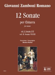 Zamboni Romano, Giovanni : 12 Sonatas for Guitar - Vol. 1: Sonatas Nos. 1-6