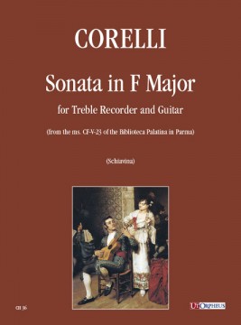 Corelli, Arcangelo : Sonata in Fa maggiore per Flauto Dolce Contralto e Chitarra