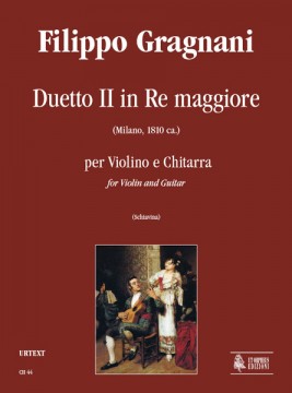 Gragnani, Filippo : Duetto II in Re maggiore per Violino e Chitarra