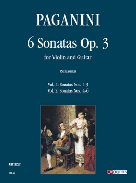 Paganini, Niccolò : 6 Sonatas Op. 3 for Violin and Guitar - Vol. 2: Sonatas Nos. 4-6