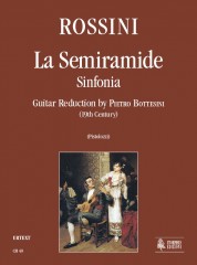 Rossini, Gioachino : La Semiramide. Sinfonia ridotta da Pietro Bottesini (sec. XIX) per Chitarra