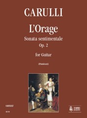 Carulli, Ferdinando : L’Orage. Sonata sentimentale Op. 2 per Chitarra