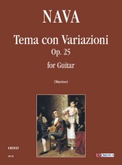 Nava, Antonio : Tema con Variazioni Op. 25 for Guitar