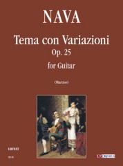 Nava, Antonio : Tema con Variazioni Op. 25 per Chitarra