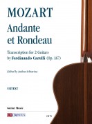 Mozart, Wolfgang Amadeus : Andante et Rondeau transcribed for 2 Guitars by Ferdinando Carulli (Op. 167)