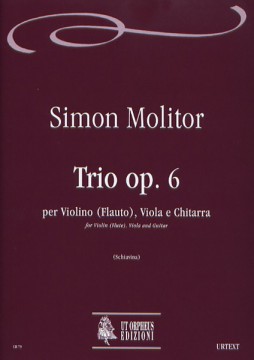 Molitor, Simon : Trio Op. 6 per Violino (Flauto), Viola e Chitarra