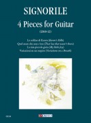 Signorile, Giorgio : 4 Pieces for Guitar (2010-12)