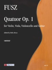 Fusz, János : Quatuor Op. 1 for Violin, Viola, Violoncello and Guitar