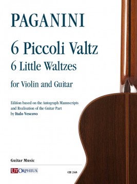 Paganini, Niccolò : 6 Piccoli Valtz per Violino e Chitarra