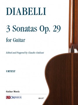 Diabelli, Anton : 3 Sonate Op. 29 per Chitarra