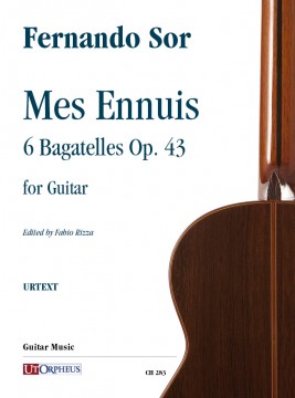 Sor, Fernando : Mes Ennuis. 6 Bagatelles Op. 43 for Guitar