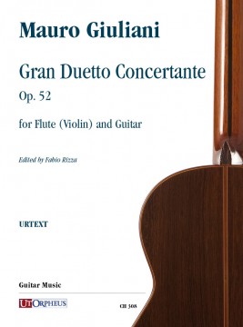 Giuliani, Mauro : Gran Duetto Concertante Op. 52 for Flute (Violin) and Guitar