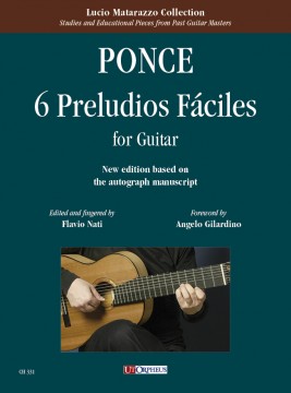 Ponce, Manuel María : 6 Preludios Fáciles for Guitar