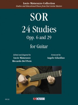 Sor, Fernando : 24 Studies Op. 6 and Op. 29 for Guitar
