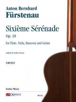Fürstenau, Anton Bernhard : Sixième Sérénade Op. 18 for Flute, Viola, Bassoon and Guitar
