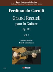 Carulli, Ferdinando : Grand Recueil pour la Guitare Op. 114 - Vol. 1: First and Second Part