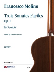 Molino, Francesco : Trois Sonates Faciles op. 1 per Chitarra