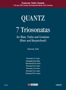Quantz, Johann Joachim : 7 Triosonatas for Flute, Violin and Continuo (Flute and Harpsichord) - Vol. 2: Triosonata II in D maj
