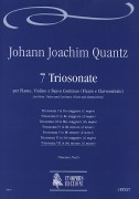 Quantz, Johann Joachim : 7 Triosonatas for Flute, Violin and Continuo (Flute and Harpsichord) - Vol. 7: Triosonata VII in G min