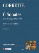 Corrette, Michel : 6 Sonates from “Prototypes” (Paris 1775) for Violin and Continuo