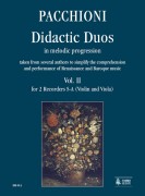 Pacchioni, Giorgio : Duo didattici in forma di progressione musicale - Vol. II: per 2 Flauti Dolci S-A (Violino e Viola)