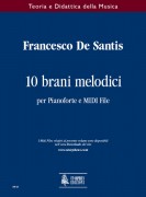 De Santis, Francesco : 10 Melodic Pieces for Piano and MIDI File