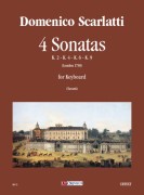 Scarlatti, Domenico : 4 Sonate (K. 2, 4, 6, 9) per Clavicembalo (Pianoforte)