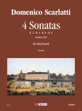 Scarlatti, Domenico : 4 Sonatas (K. 2, 4, 6, 9) for Keyboard