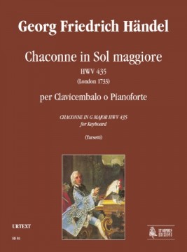 Handel, George Frideric : Chaconne in G Major HWV 435 (London 1733) for Keyboard