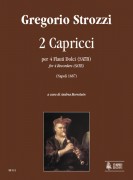 Strozzi, Gregorio : 2 Capricci (Napoli 1687) per 4 Flauti Dolci (SATB)