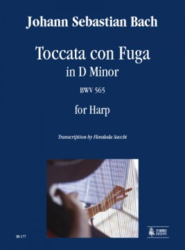 Bach, Johann Sebastian : Toccata con Fuga in D Minor BWV 565 for Harp
