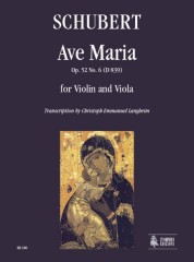 Schubert, Franz : Ave Maria Op. 52 No. 6 (D 839) for Violin and Viola