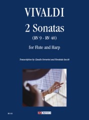 Vivaldi, Antonio : 2 Sonatas (RV 9 - RV 40) for Flute and Harp