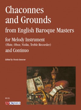Chaconnes and Grounds from English Baroque Masters for Melody Instrument (Flute, Oboe, Violin, Treble Recorder) and Continuo