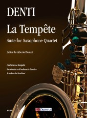 Denti, Carlo : La Tempête. Suite for Saxophone Quartet