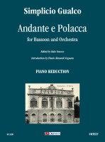 Gualco, Simplicio : Andante e Polacca per Fagotto e Orchestra [Riduzione Fagotto e Pianoforte]