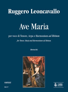 Leoncavallo, Ruggero : Ave Maria for Tenor, Harp and Harmonium ad libitum