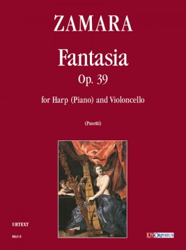 Zamara, Antonio : Fantasia Op. 39 for Harp (Piano) and Violoncello