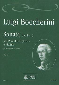 Boccherini, Luigi : Sonata Op. 5 No. 2 for Piano (Harp) and Violin