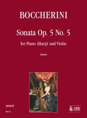 Boccherini, Luigi : Sonata Op. 5 No. 5 for Piano (Harp) and Violin