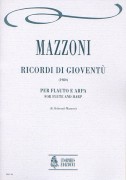 Mazzoni, Nino : Ricordi di gioventù per Flauto e Arpa (1980)