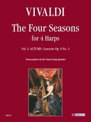 Vivaldi, Antonio : The Four Seasons for 4 Harps - Vol. 3: Autumn - Concerto Op. 8 No. 3